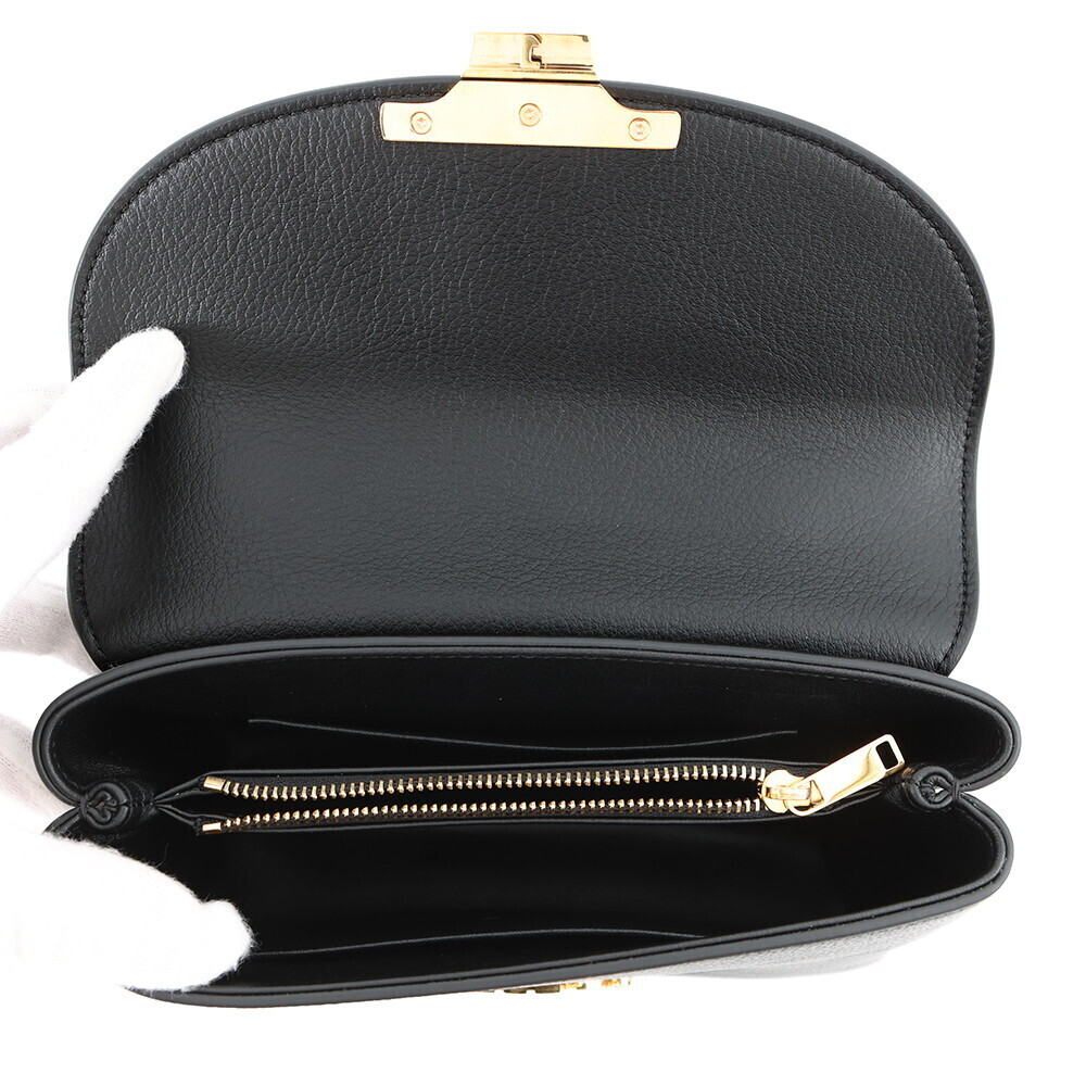 Celine Teen Nino handbag calf leather black bag - Picture 6 of 12